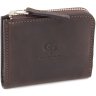 Вантажний гаманець з натуральної темно-коричневої шкіри Grande Pelle (13306) - 5
