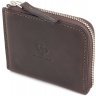 Вантажний гаманець з натуральної темно-коричневої шкіри Grande Pelle (13306) - 1