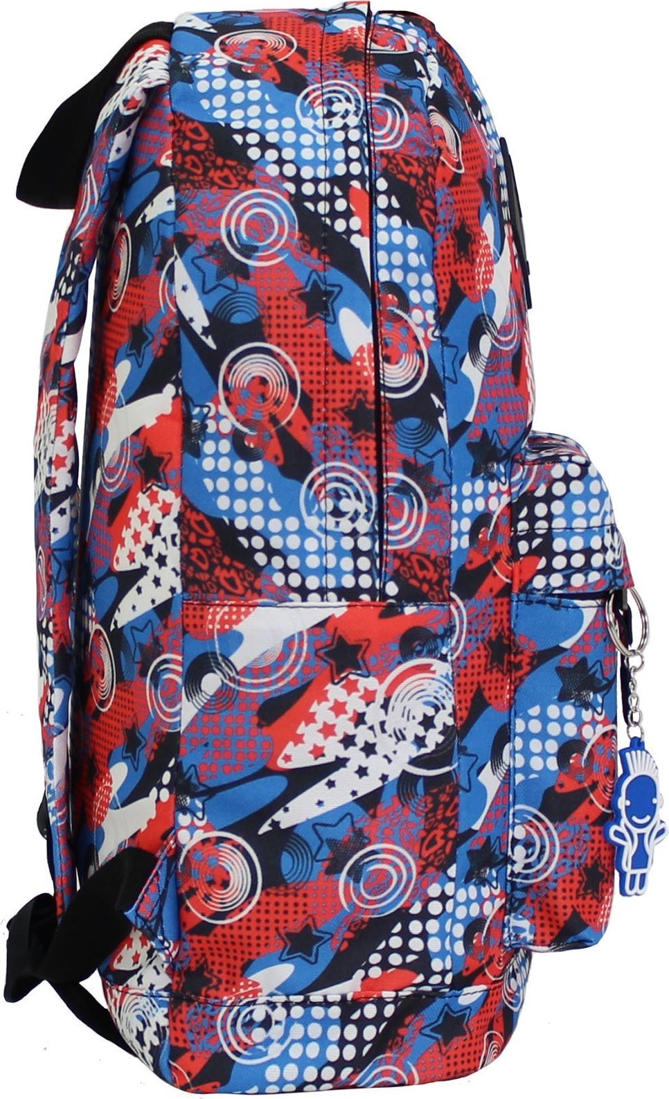 Яркий разноцветный рюкзак из текстиля с принтом Bagland (53356)