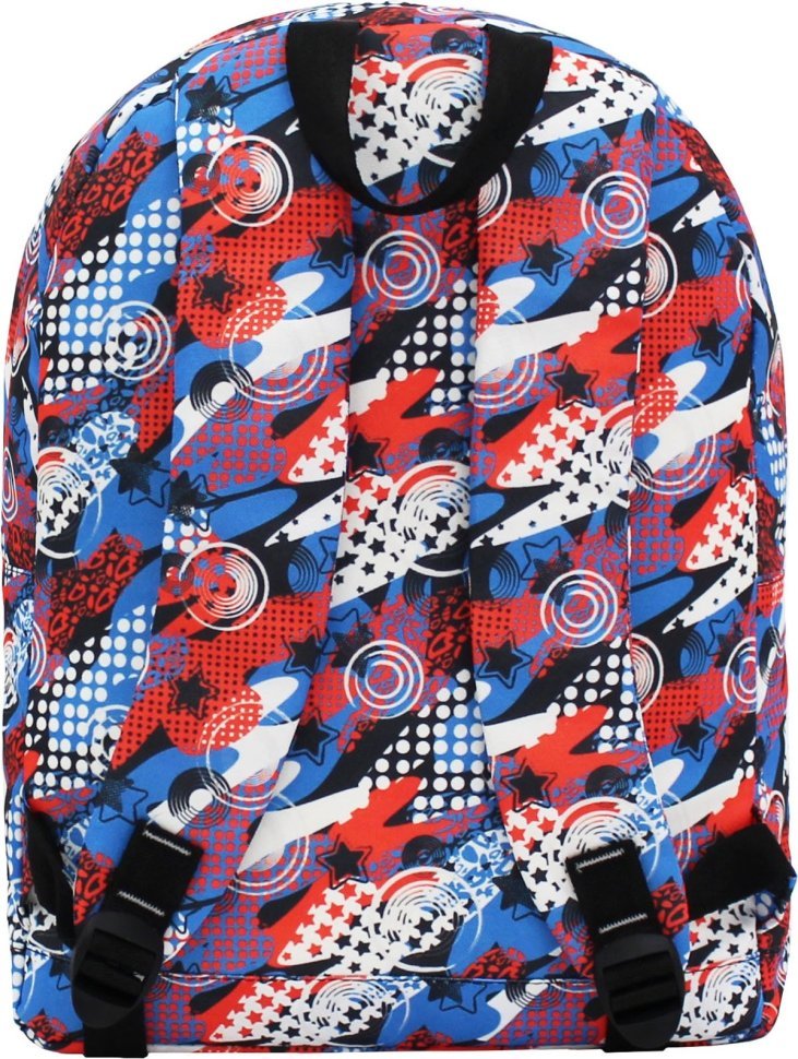 Яркий разноцветный рюкзак из текстиля с принтом Bagland (53356)