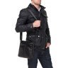 Мужская черная сумка-планшет через плечо из гладкой натуральной кожи Tiding Bag (15813) фото №2 Мужская черная сумка-планшет через плечо из гладкой натуральной кожи Tiding Bag (15813) modnotak фото - 2