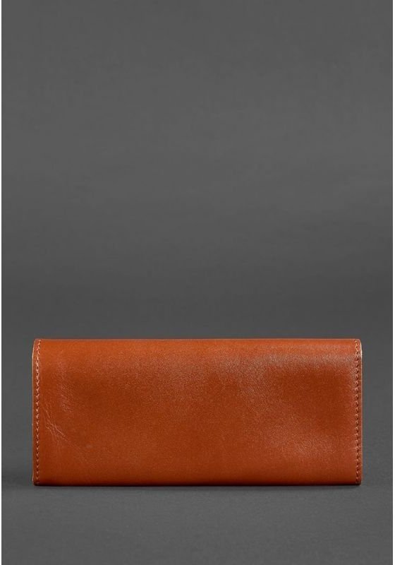 Жіночий шкіряний гаманець світло-коричневого кольору BlankNote Керрі (12557)