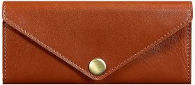 Жіночий шкіряний гаманець світло-коричневого кольору BlankNote Керрі (12557)