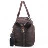 Сумка дорожня спортивного стилю з вінтажной шкіри коричневого кольору - Travel Leather Bag (11009) - 2