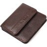 Маленький жіночий гаманець із натуральної шкіри коричневого кольору з монетницею Tony Bellucci (2422039) - 1