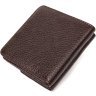 Маленький жіночий гаманець із натуральної шкіри коричневого кольору з монетницею Tony Bellucci (2422039) - 2