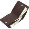 Маленький жіночий гаманець із натуральної шкіри коричневого кольору з монетницею Tony Bellucci (2422039) - 4