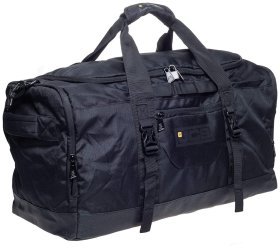 Большая текстильная сумка для путешествий JCB 004L черного цвета 94256