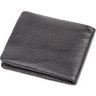 Черное мужское портмоне из мягкой кожи без застежки KARYA (2417128) - 2