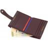 Тонкий жіночий гаманець бордового кольору з натуральної шкіри Tony Bellucci (12734) - 4