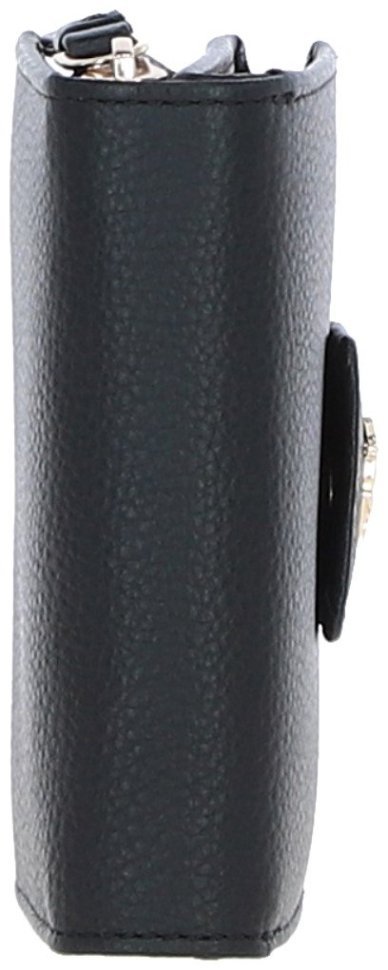 Вместительное женское портмоне с RFID защитой из натуральной фактурной кожи черного цвета Ashwood 94456 фото №3 Вместительное женское портмоне с RFID защитой из натуральной фактурной кожи черного цвета Ashwood 94456 modnotak фото №3