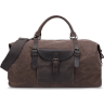 Текстильная дорожная сумка с ручками в коричневом цвете Vintage (20058) - 1