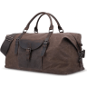 Текстильна дорожня сумка з ручками у коричневому кольорі Vintage (20058) - 2