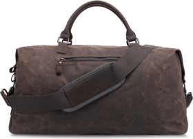 Текстильная дорожная сумка с ручками в коричневом цвете Vintage (20058)