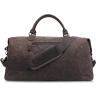 Текстильна дорожня сумка з ручками у коричневому кольорі Vintage (20058) - 4