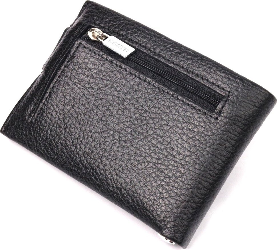 Класичний чоловічий гаманець з натуральної шкіри із зажимом KARYA (2421042)