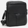 Мужская черная сумка-планшет через плечо из натуральной кожи Ricco Grande (21374) - 3