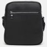 Мужская черная сумка-планшет через плечо из натуральной кожи Ricco Grande (21374) - 4