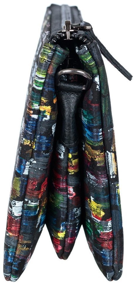 Женский клатч из натуральной кожи с ремнем через плечо Desisan 106656 разноцветный modnotak фото №3