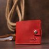 Матовий тонкий жіночий гаманець червоного кольору з натуральної шкіри Shvigel (2416455) - 6