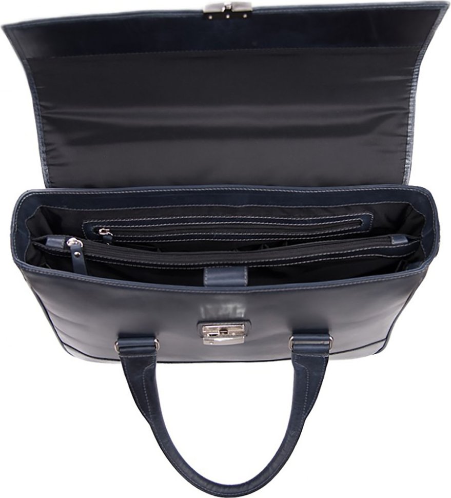 Стильный мужской кожаный портфель Issa Hara B25 (63-00)