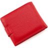 Женское портмоне из натуральной кожи красного цвета с блоком под карты ST Leather 1767456 - 3