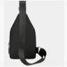 Мужская текстильная сумка-слинг черного цвета через плечо Confident 77456 - 6