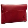 Кожаный компактный женский картхолдер красного цвета Visconti 77756 - 5