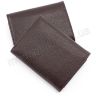 Кожаный маленький кошелек коричневого цвета KARYA (1149-39) - 4