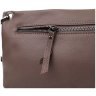 Компактная женская сумка из фактурной кожи кросс-боди через плечо Vintage 98156 коричневого цвета modnotak фото - 5