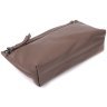 Компактная женская сумка из фактурной кожи кросс-боди через плечо Vintage 98156 коричневого цвета modnotak фото - 6