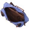 Чоловічий текстильний рюкзак-трансформер великого розміру в синьому кольорі Vintage 2422159 - 3