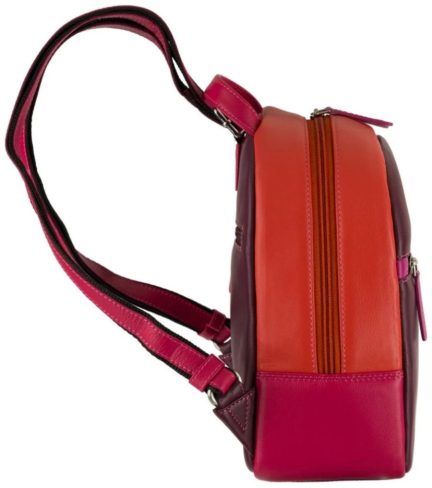 Городской женский рюкзак из натуральной гладкой кожи Visconti S46 Molly разноцветный 108556 фото №3 Городской женский рюкзак из натуральной гладкой кожи Visconti S46 Molly разноцветный 108556 modnotak фото №3