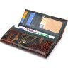 Просторий лаковий жіночий гаманець з натуральної шкіри з тисненням під змію CANPELLINI (2421648) - 3
