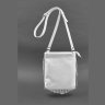 Шкіряна жіноча сумка-кроссбоді білого кольору з бахромою BlankNote Fleco 78856 - 3