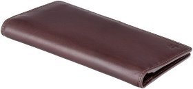 Тонкий мужской купюрник из высококачественной кожи коричневого цвета Visconti Carrara 68956