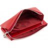 Червоний жіночий гаманець-клатч з натуральної шкіри на блискавці ST Leather (15329) - 2