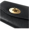 Женский кошелек из черной натуральной кожи с поворотным замком Ashwood 69656 - 8