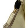 Женская кожаная сумка-хобо золотистого цвета с одной лямкой Grande Pelle 70757 - 6