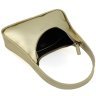Жіноча шкіряна сумка-хобо золотистого кольору з однією лямкою Grande Pelle 70757 - 8