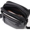 Добротная мужская сумка-барсетка из натуральной черной кожи Vintage (20823) - 4
