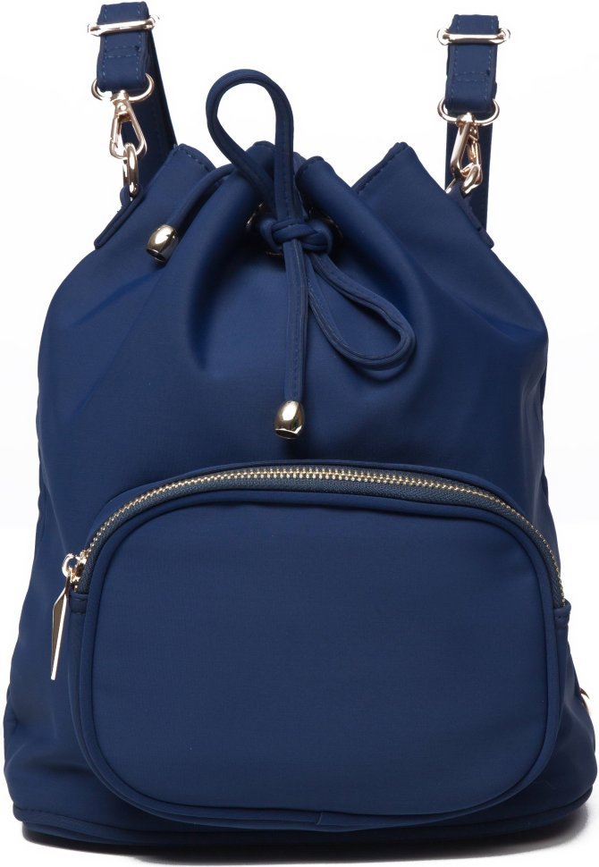 Оригінальна жіноча сумка - рюкзак синього кольору VINTAGE STYLE (14806)