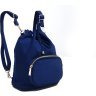 Оригинальная женская сумка - рюкзак синего цвета VINTAGE STYLE (14806) - 2
