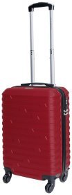 Чемодан под ручную кладь Costa Brava из пластика бордового цвета Vip Collection 102457