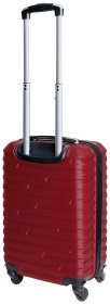 Чемодан под ручную кладь Costa Brava из пластика бордового цвета Vip Collection 102457