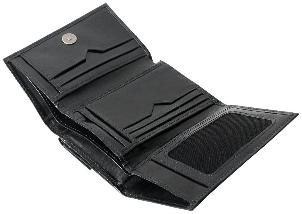 Жіночий гаманець з натуральної шкіри Newport потрійного складання Vip Collection 102557 фото №3 Жіночий гаманець з натуральної шкіри Newport потрійного складання Vip Collection 102557 modnotak фото №3