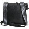 Повсякденна чоловіча сумка месенджер із фактурної шкіри через плече Vip Collection чорного кольору 102657 фото №10 Повсякденна чоловіча сумка месенджер із фактурної шкіри через плече Vip Collection чорного кольору 102657 modnotak фото - 10