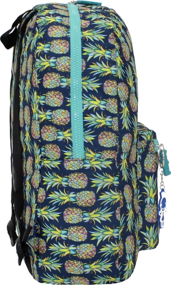 Цветной рюкзак-трансформер из полиэстера с ананасами Bagland (53057)
