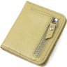 Маленький жіночий гаманець із натуральної шкіри флотар оливкового кольору CANPELLINI (2421793) - 2