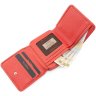 Яскравий гаманець з фіксацією на кнопці з натуральної шкіри Tony Bellucci (10586) - 5